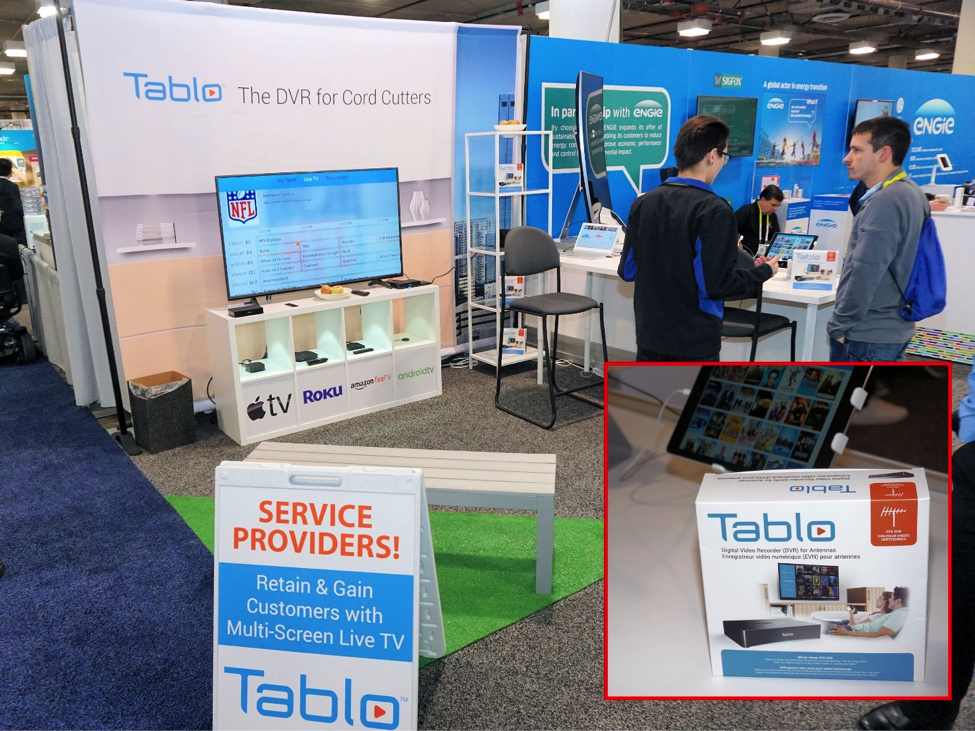 Tablo exhibit at CES 2016