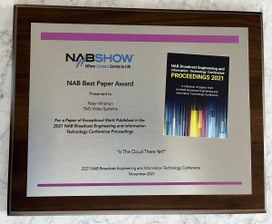 2021 Best Paper Award