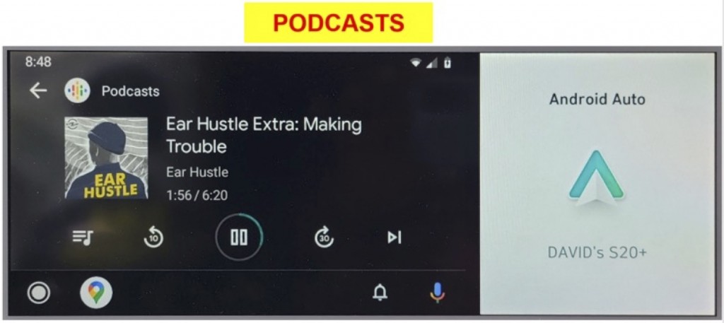 Podcasts - Android Auto
