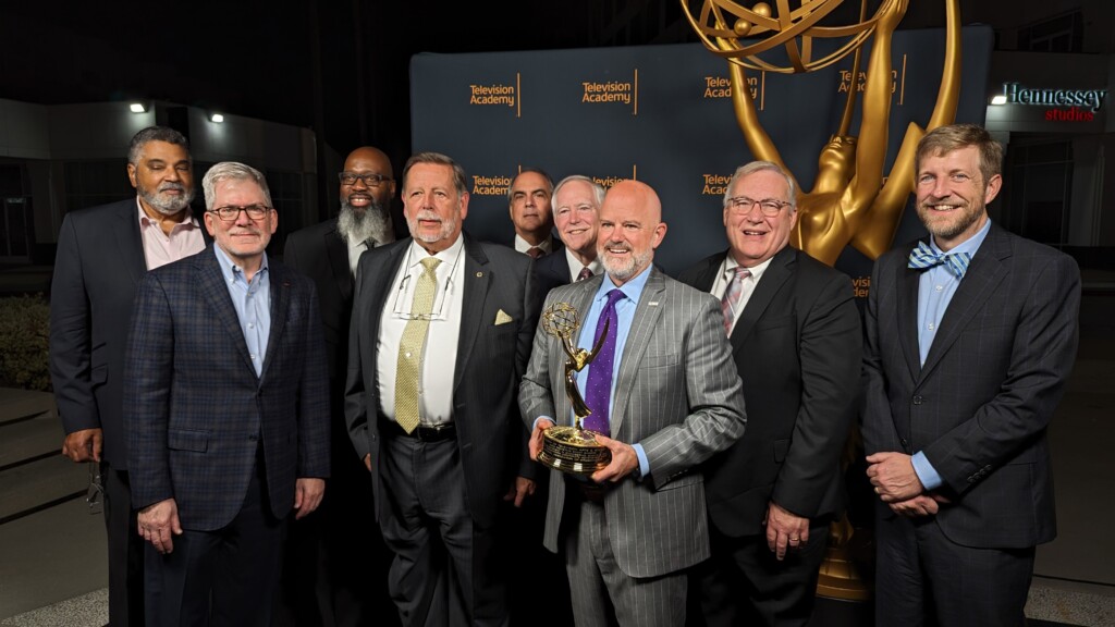 Members representing NAT at the 75th Engineering, Science & Technology Emmy Awards